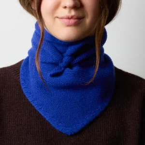 Merci - Bandana en cachemire Martine - Bleu Roi