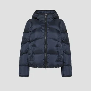 Peuterey - Manteau Carena MQN 01 avec détails contrastés - Bleu Graphite