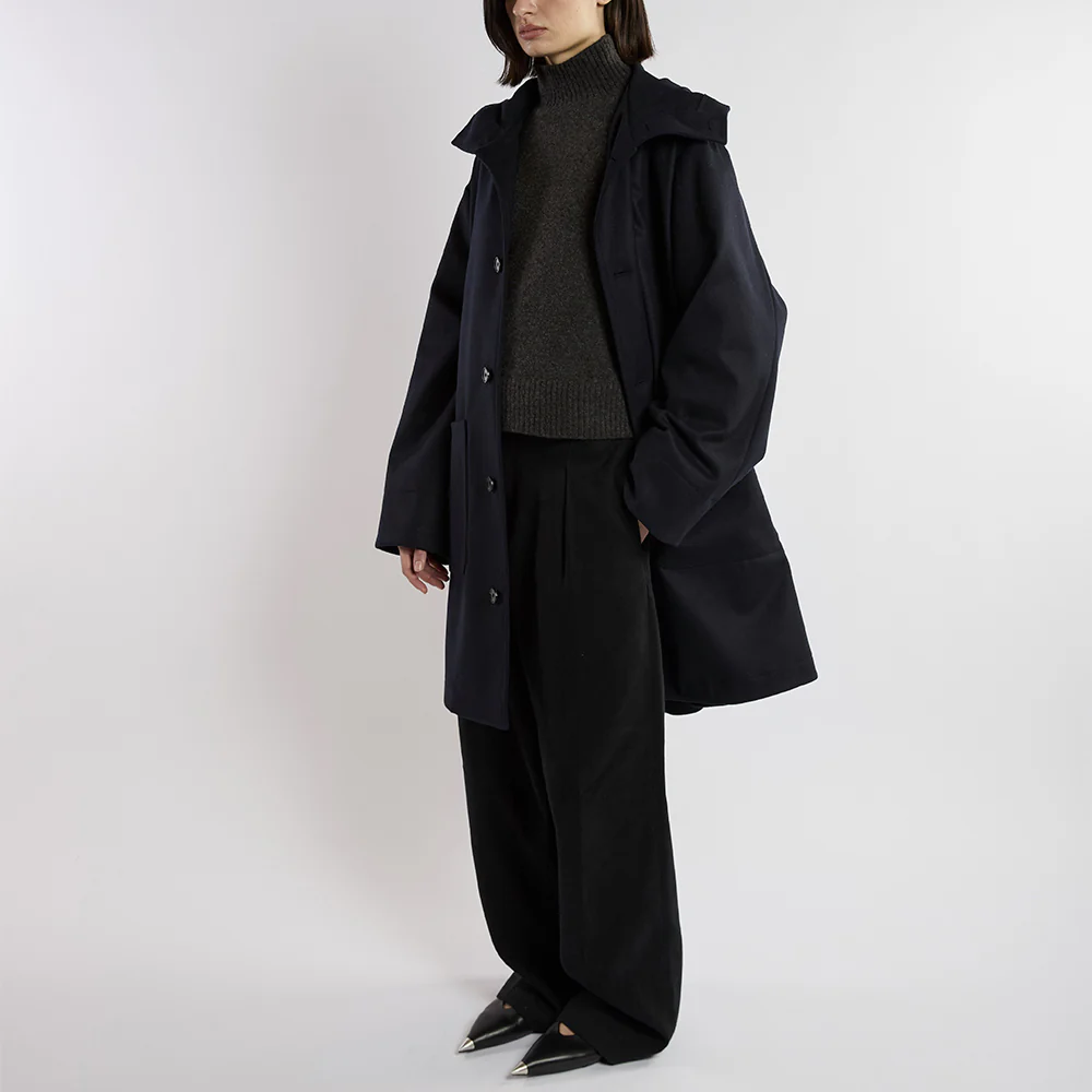 Palto - Manteau Tonio Felt - Marine – Image 4