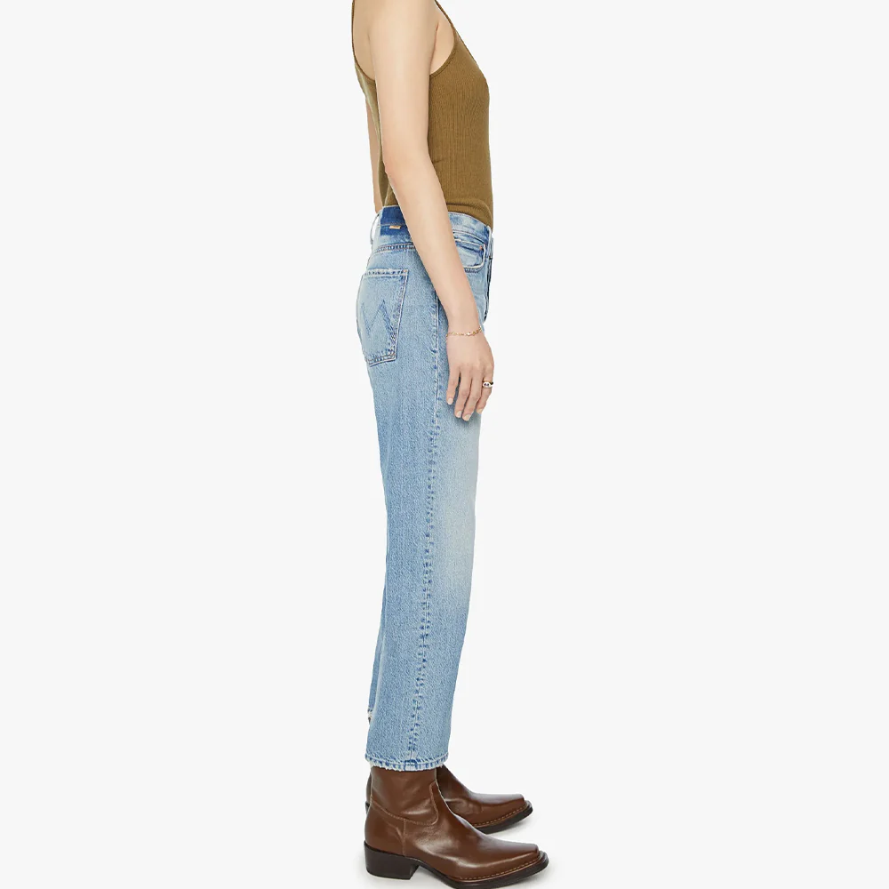 Mother - Jeans Ditcher Hover - Bleu – Image 4