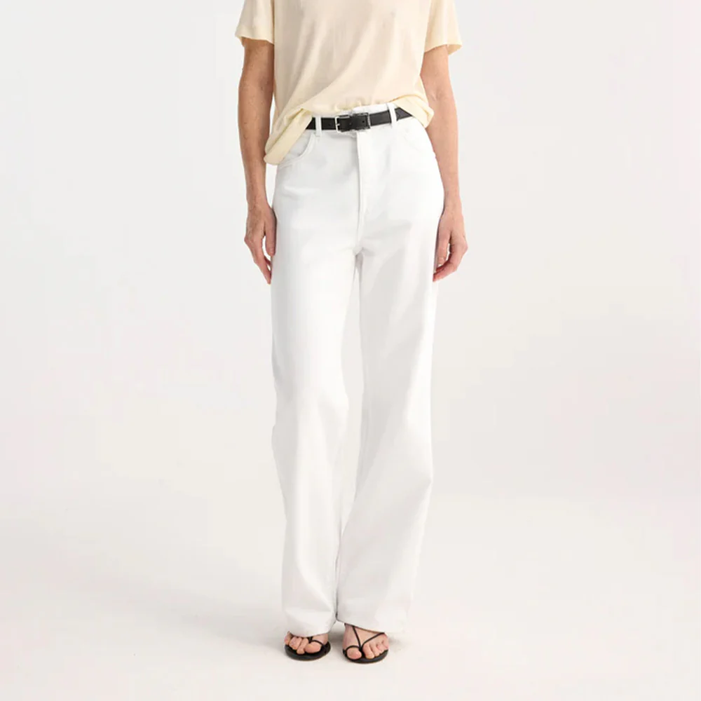 Rohe - Jeans Relaxed Fit - White Denim – Image 4
