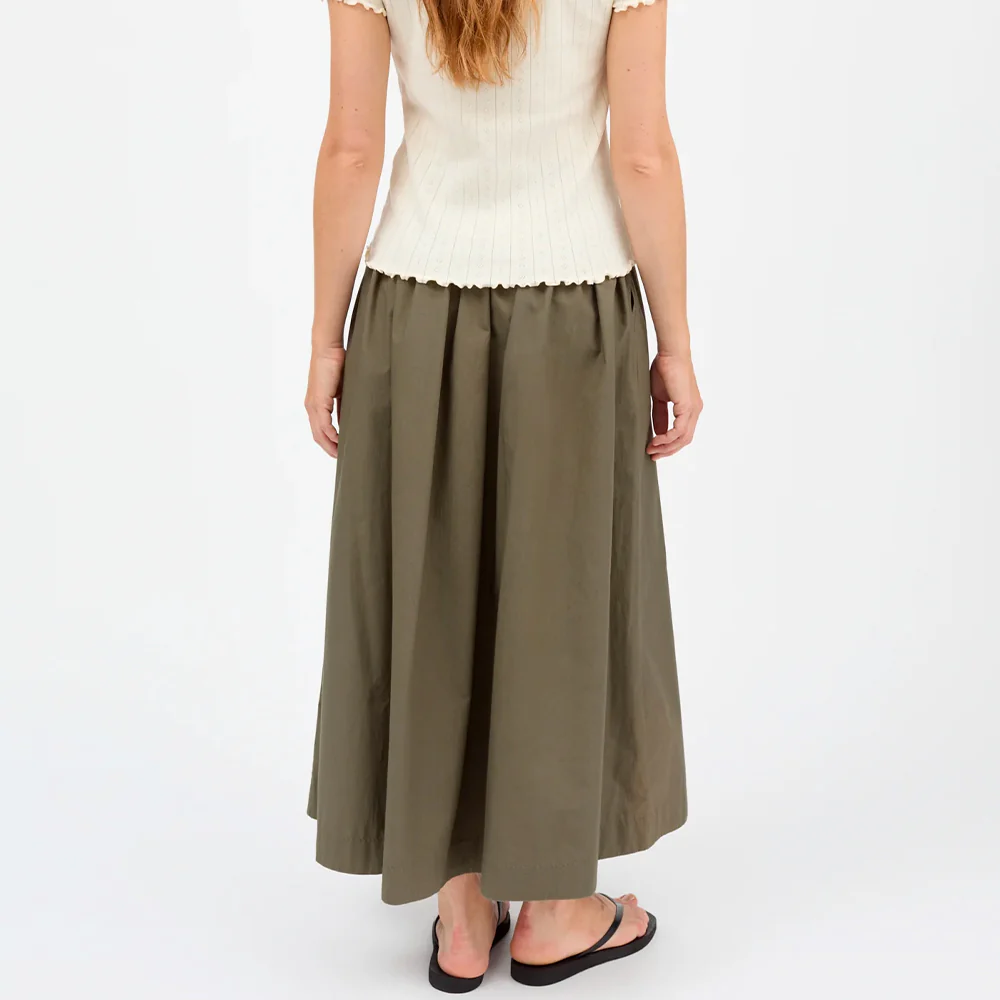 Skall Studio - Jupe Dagny - Khaki – Image 4