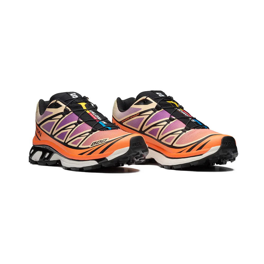 Salomon - Baskets XT-6 - Noir Crème et Dragon – Image 3