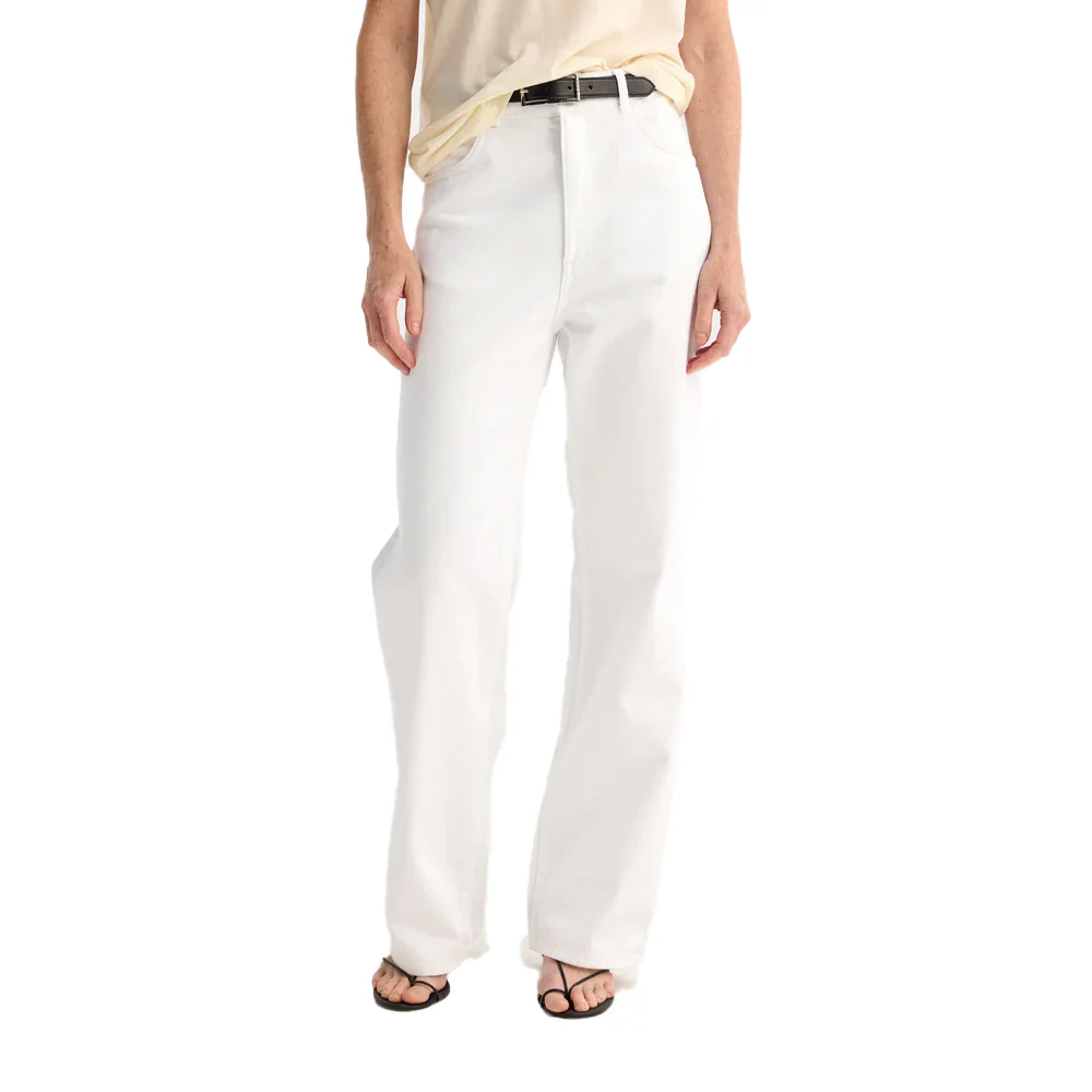 Rohe - Jeans Relaxed Fit - White Denim – Image 5