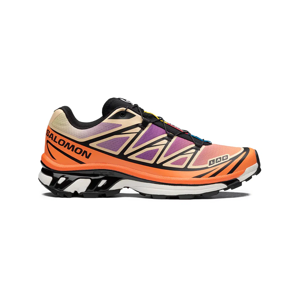 Salomon - Baskets XT-6 - Noir Crème et Dragon – Image 2