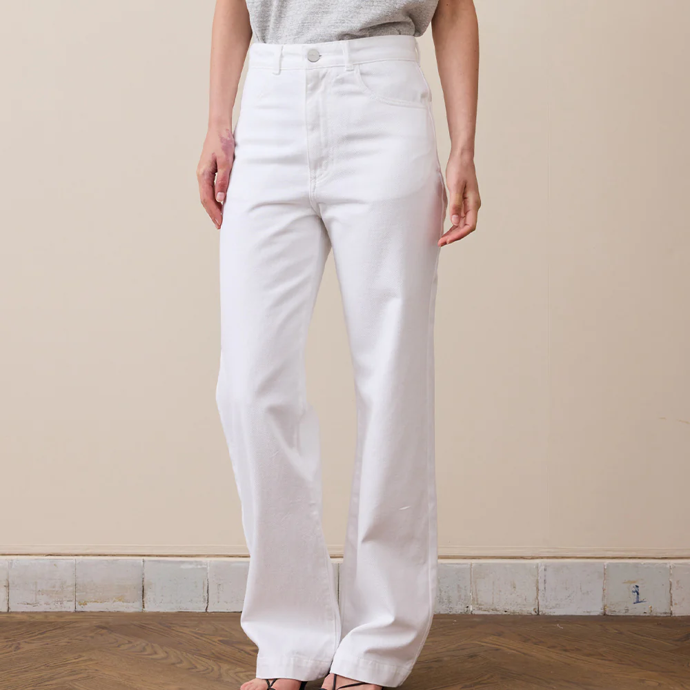 Rohe - Jeans Relaxed Fit - White Denim – Image 2