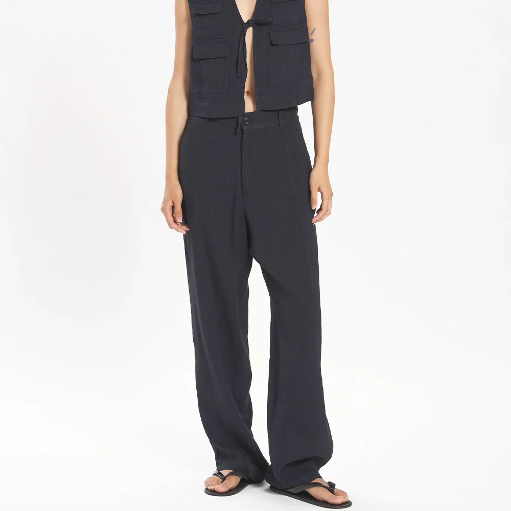 Barena - Pantalon Ida Lisca - Marine – Image 2