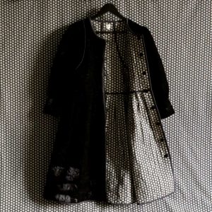 Suranné - Manteau Réversible - Noir Velour