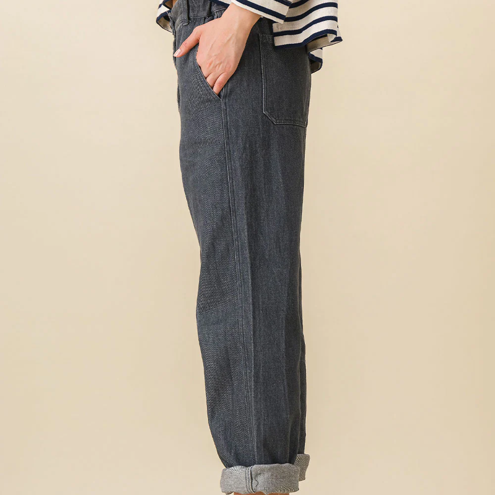SIXSOEURS - Jeans Marley - Gris – Image 8