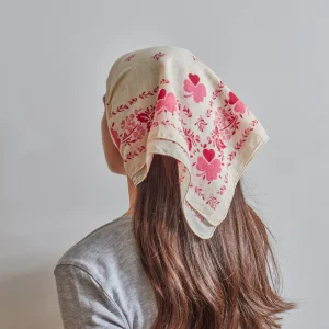 Moismont x Merci -  Bandana Trèfle - Rose