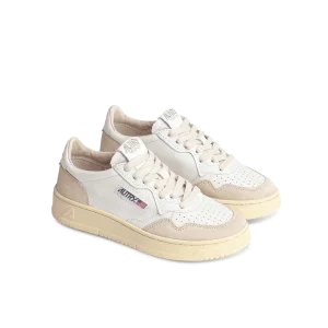 Autry - Baskets Medalist Low - Blanche & Beige